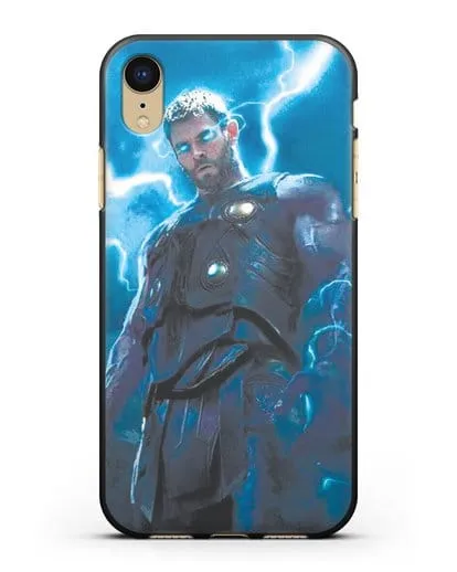 Чехол с принтом Тор силиконовый для iPhone XR