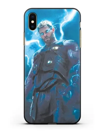 Чехол с принтом Тор силиконовый для iPhone XS Max