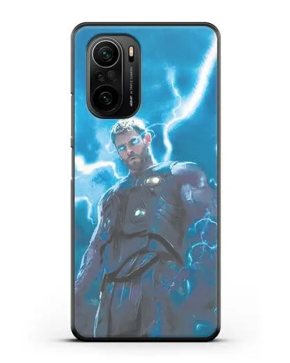 Чехол с принтом Тор силиконовый для Xiaomi Poco F3