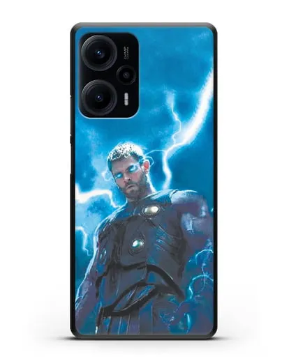 Чехол с принтом Тор силиконовый для Xiaomi Poco F5