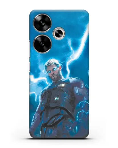 Чехол с принтом Тор силиконовый для Xiaomi Poco F6