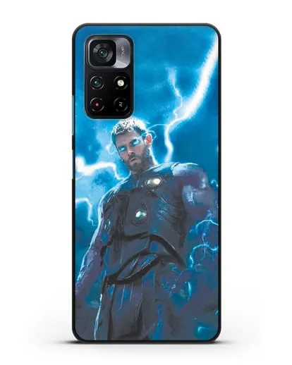 Чехол с принтом Тор силиконовый для Xiaomi Poco M4 Pro 5G