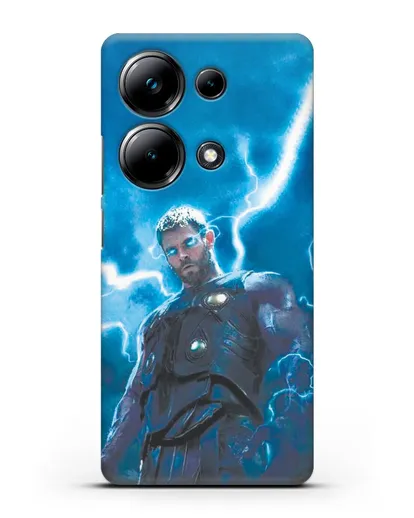 Чехол с принтом Тор силиконовый для Xiaomi Poco M6 Pro