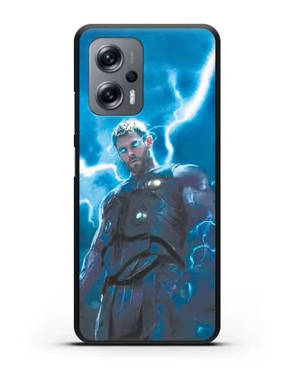 Чехол с принтом Тор силиконовый для Xiaomi Poco X4 GT