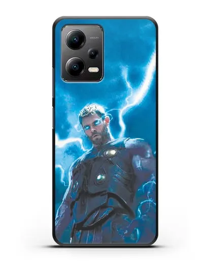 Чехол с принтом Тор силиконовый для Xiaomi Poco X5