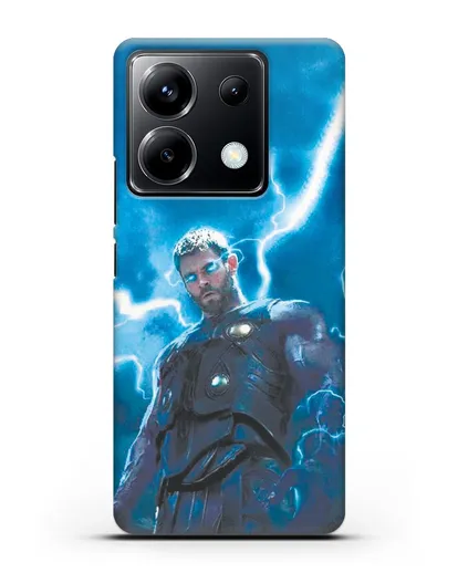 Чехол с принтом Тор силиконовый для Xiaomi Poco X6