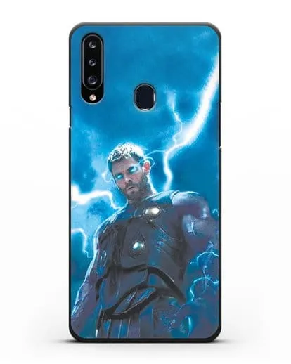 Чехол с принтом Тор силиконовый для Samsung Galaxy A20s [SM-A207FN]