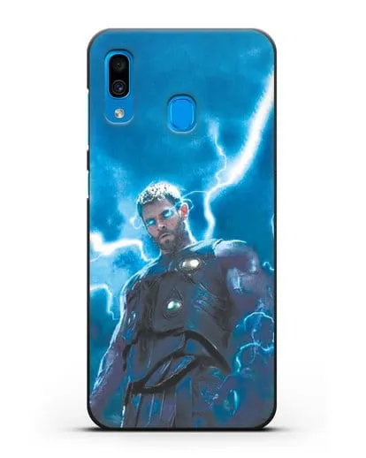 Чехол с принтом Тор силиконовый для Samsung Galaxy A30 [SM-A305FN]