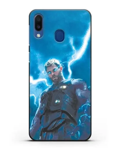 Чехол с принтом Тор силиконовый для Samsung Galaxy M20 [SM-M205F]