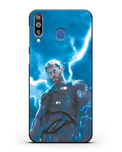 Чехол с принтом Тор силиконовый для Samsung Galaxy M30 [SM-M305F]