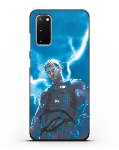 Чехол с принтом Тор силиконовый для Samsung Galaxy S20 [SM-G980F]