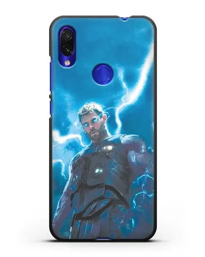 Чехол с принтом Тор силиконовый для Xiaomi Redmi Note 7