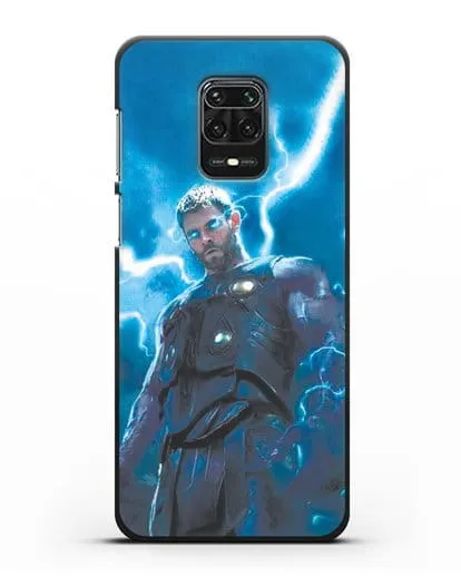 Чехол с принтом Тор силиконовый для Xiaomi Redmi Note 9S