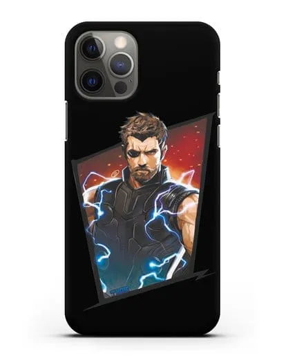 Чехол с иллюстрацией Тор в повязке силиконовый для iPhone 12 Pro