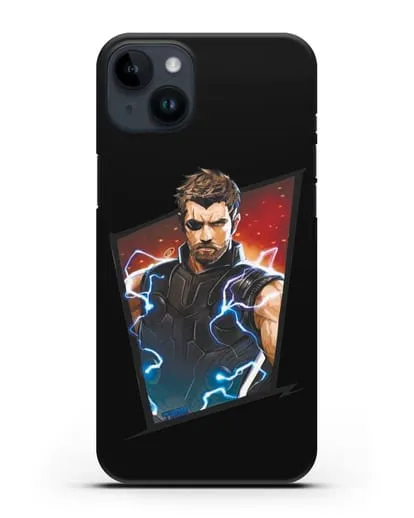 Чехол с иллюстрацией Тор в повязке силиконовый для iPhone 14 Plus