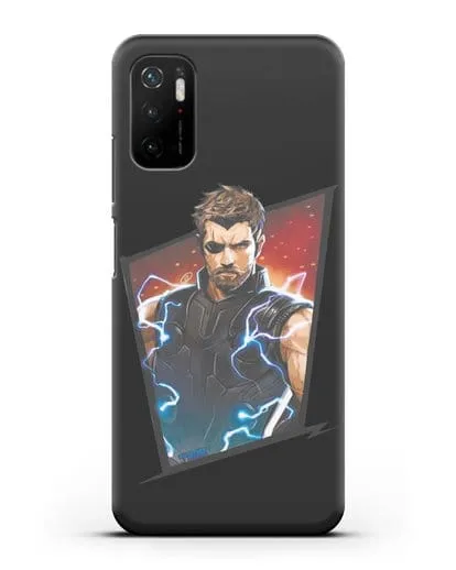Чехол с иллюстрацией Тор в повязке силиконовый для Xiaomi Poco M3 Pro