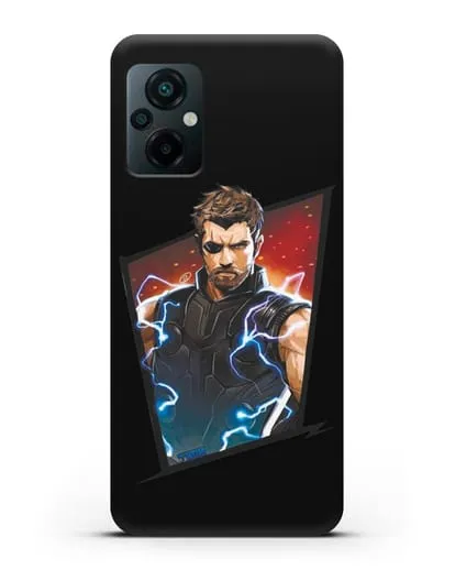 Чехол с иллюстрацией Тор в повязке силиконовый для Xiaomi Poco M5