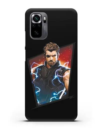 Чехол с иллюстрацией Тор в повязке силиконовый для Xiaomi Poco M5s