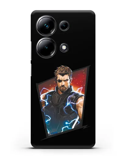 Чехол с иллюстрацией Тор в повязке силиконовый для Xiaomi Poco M6 Pro