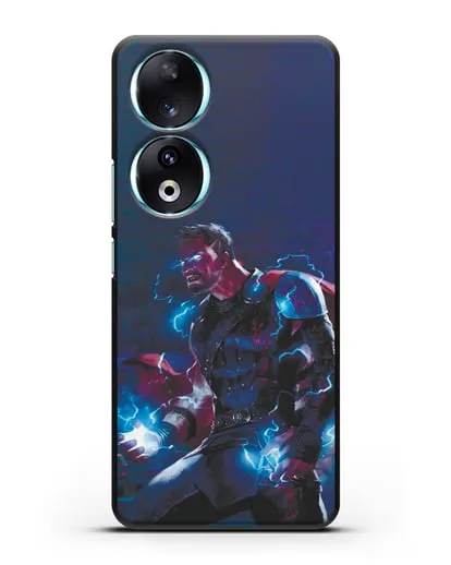 Чехол Тор - бог грома и молний силиконовый для Honor 90