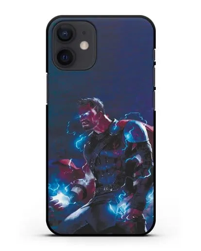 Чехол Тор - бог грома и молний силиконовый для iPhone 12 mini