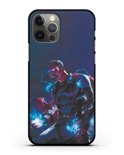 Чехол Тор - бог грома и молний силиконовый для iPhone 12 Pro