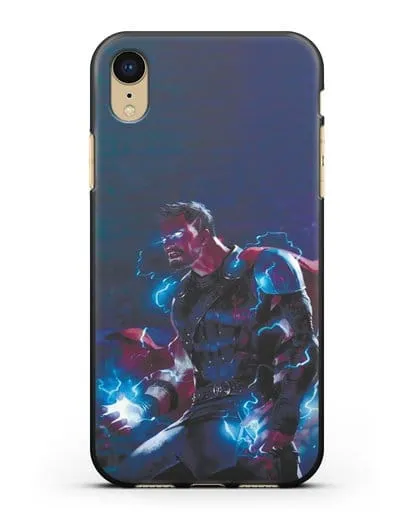 Чехол Тор - бог грома и молний силиконовый для iPhone XR