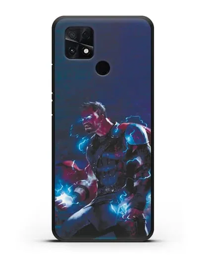 Чехол Тор - бог грома и молний силиконовый для Xiaomi Poco C40