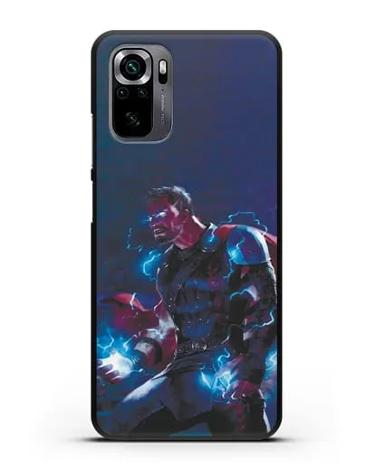 Чехол Тор - бог грома и молний силиконовый для Xiaomi Poco M5s