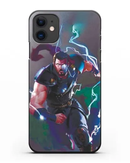 Чехол Тор бежит на помощь силиконовый для iPhone 11