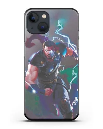 Чехол Тор бежит на помощь силиконовый для iPhone 13