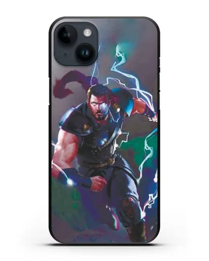 Чехол Тор бежит на помощь силиконовый для iPhone 14 Plus