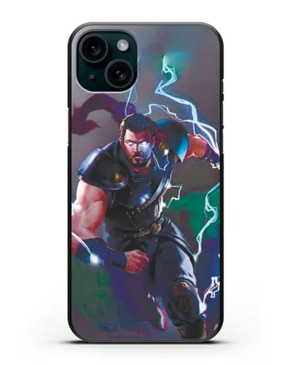 Чехол Тор бежит на помощь силиконовый для iPhone 15 Plus