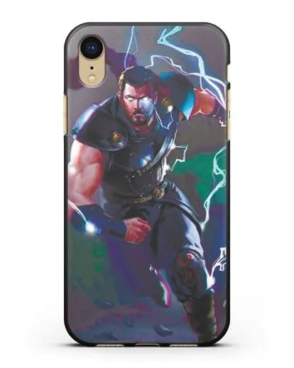 Чехол Тор бежит на помощь силиконовый для iPhone XR