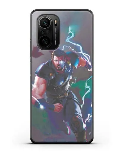 Чехол Тор бежит на помощь силиконовый для Xiaomi Poco F3