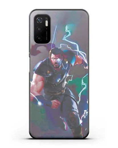 Чехол Тор бежит на помощь силиконовый для Xiaomi Poco M3 Pro