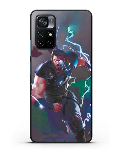 Чехол Тор бежит на помощь силиконовый для Xiaomi Poco M4 Pro 5G