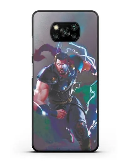 Чехол Тор бежит на помощь силиконовый для Xiaomi Poco X3