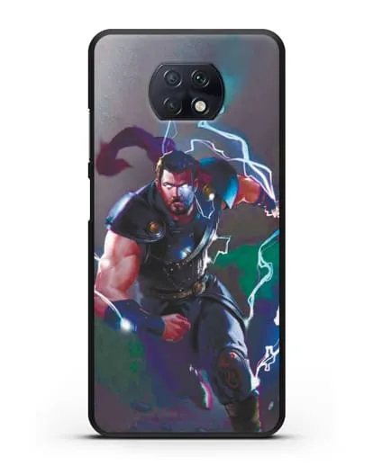 Чехол Тор бежит на помощь силиконовый для Xiaomi Redmi Note 9T