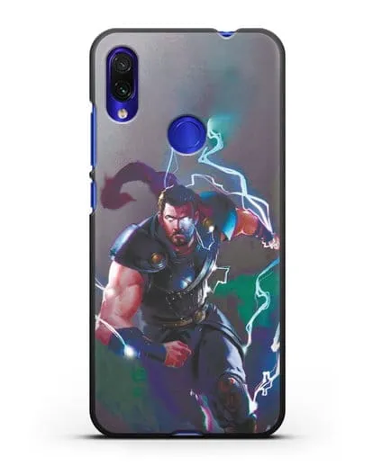 Чехол Тор бежит на помощь силиконовый для Xiaomi Redmi Note 7