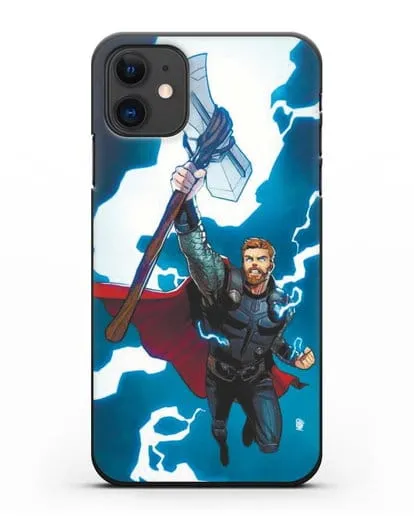 Чехол Тор с молотом силиконовый для iPhone 11
