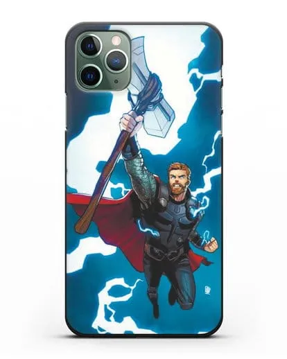 Чехол Тор с молотом силиконовый для iPhone 11 Pro