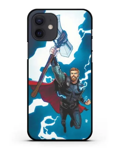 Чехол Тор с молотом силиконовый для iPhone 12