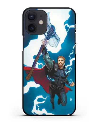 Чехол Тор с молотом силиконовый для iPhone 12 mini