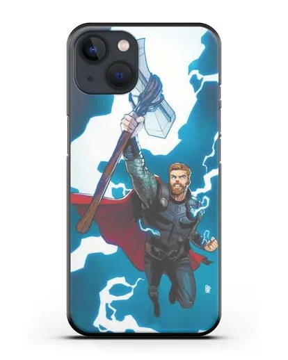 Чехол Тор с молотом силиконовый для iPhone 13