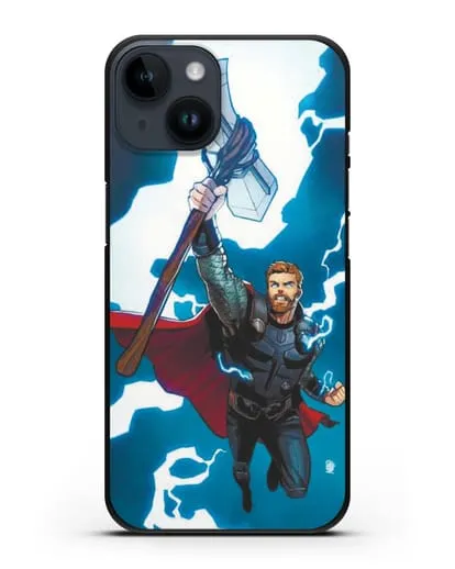 Чехол Тор с молотом силиконовый для iPhone 14
