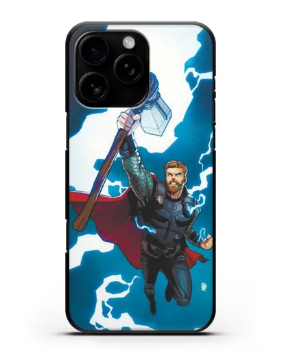 Чехол Тор с молотом силиконовый для iPhone 16 Pro Max