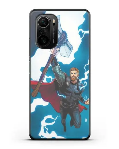 Чехол Тор с молотом силиконовый для Xiaomi Poco F3