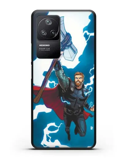 Чехол Тор с молотом силиконовый для Xiaomi Poco F4