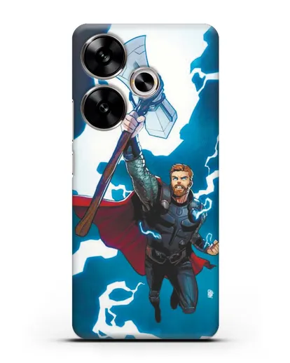 Чехол Тор с молотом силиконовый для Xiaomi Poco F6